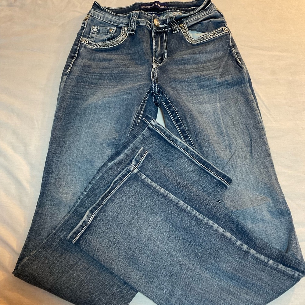 Stylish Blue Boot Cut Jeans